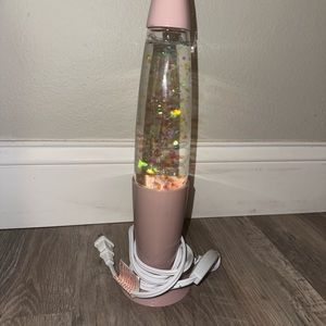 Glitter lava lamp